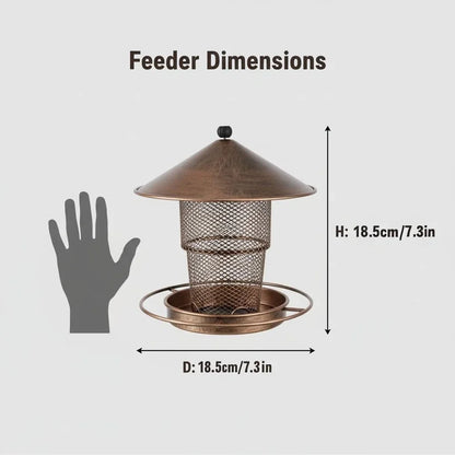 BIRDSAFE – Squirrel-Proof Bird Feeder Made of Iron