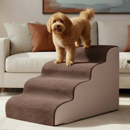 DENSESTEP – High-Density Foam Dog Stair for Safe Use Indoors