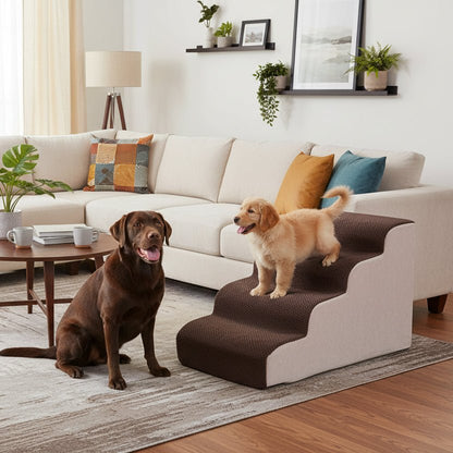DENSESTEP – High-Density Foam Dog Stair for Safe Use Indoors