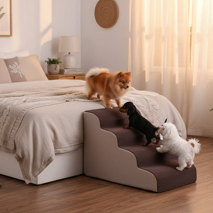 DENSESTEP – High-Density Foam Dog Stair for Safe Use Indoors