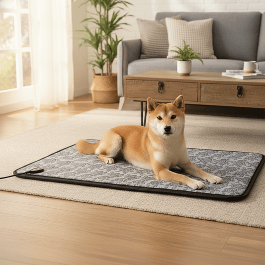 WARMFUR – Electric Pet Heating Mat with Temperature Control & Waterproof Surface