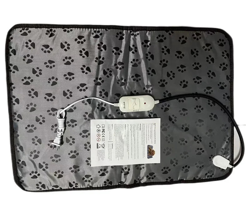 WARMFUR – Electric Pet Heating Mat with Temperature Control & Waterproof Surface