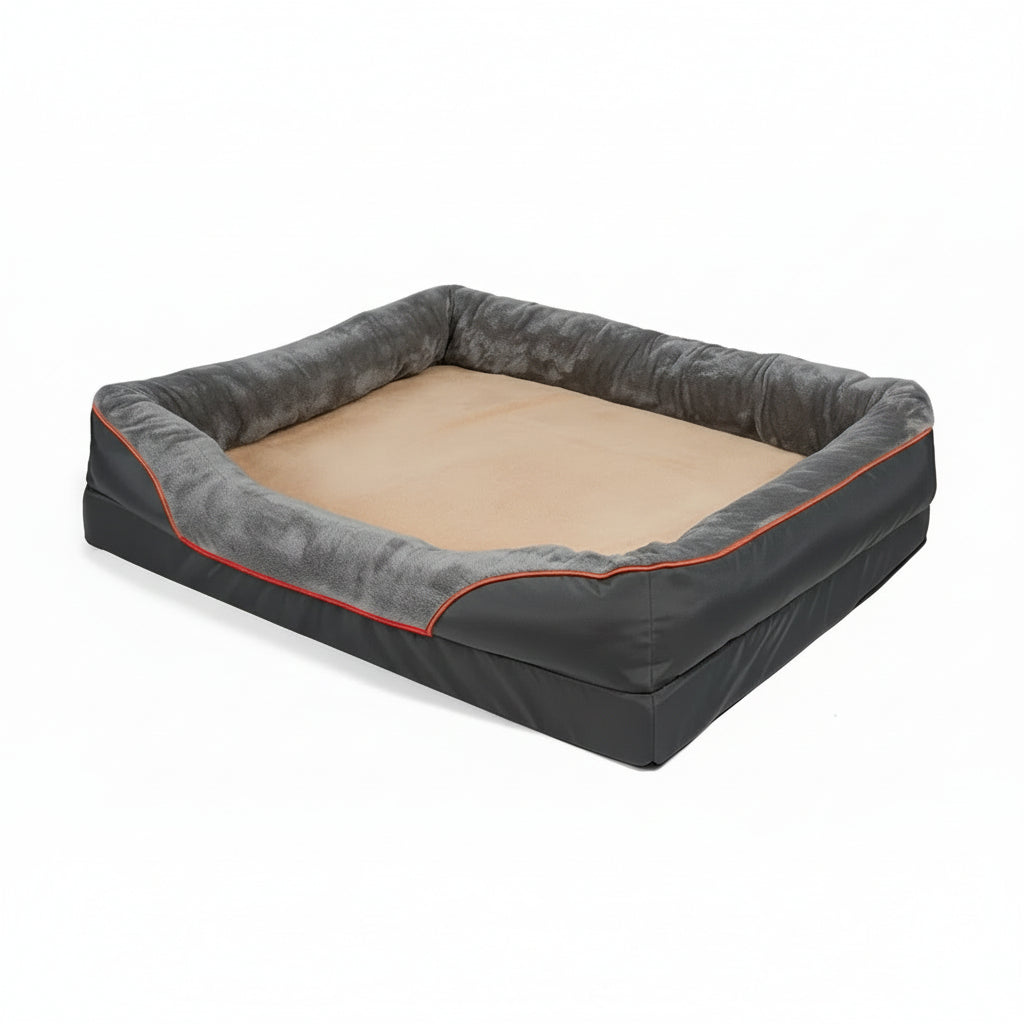 FURDEN – Premium Orthopedic Dog Mattress – Memory Foam & Waterproof Cover