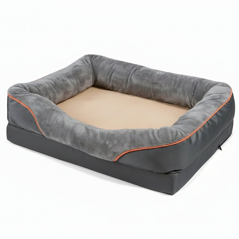 FURDEN – Premium Orthopedic Dog Mattress – Memory Foam & Waterproof Cover