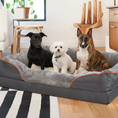 FURDEN – Premium Orthopedic Dog Mattress – Memory Foam & Waterproof Cover