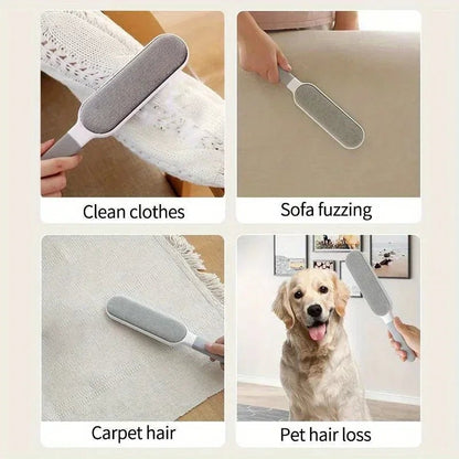 FURFLIP – Environmentally Friendly 2-Sided Pet Hair Brush with Reusable Lint Remover