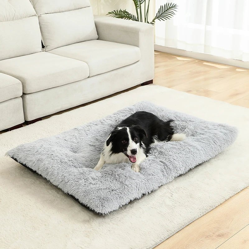 PETSIESTA – Extra soft rectangular dog bed for highest lying comfort