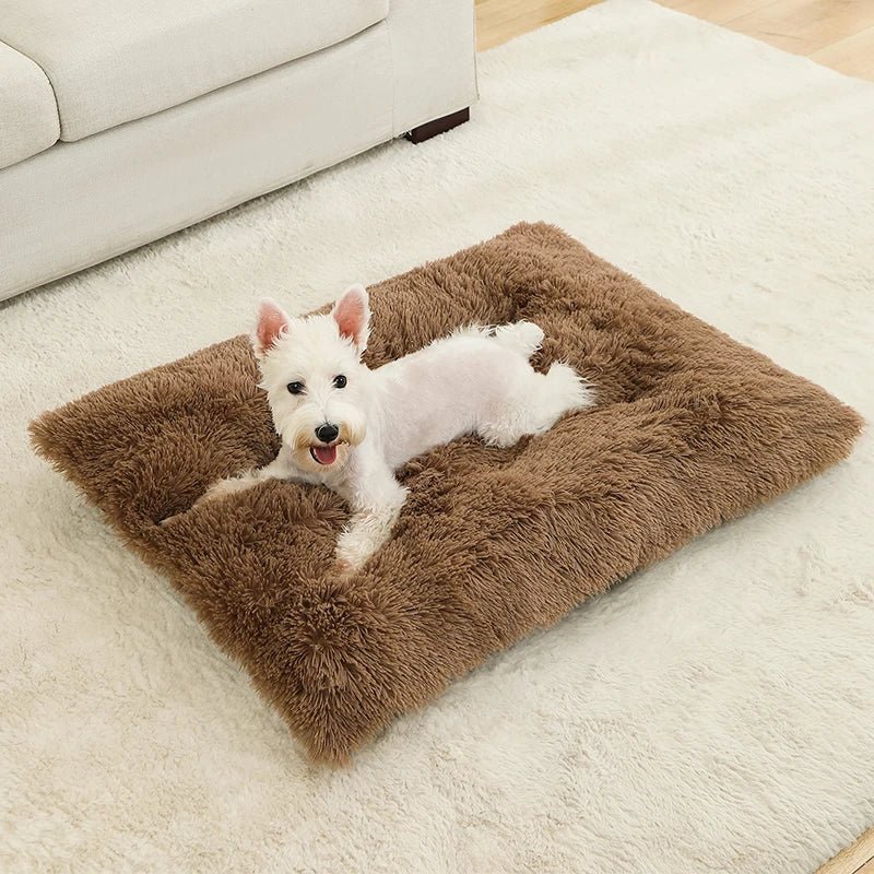 PETSIESTA – Extra soft rectangular dog bed for highest lying comfort