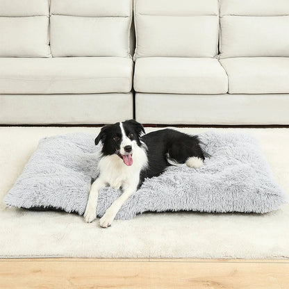 PETSIESTA – Extra soft rectangular dog bed for highest lying comfort