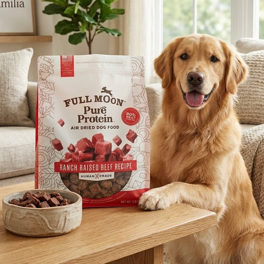 Air-Dried Beef Dog Food – Premium Natural Feed 16 oz