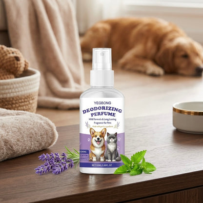 Yegbong Pet Deodorizing Spray – Eliminates Bad Odors & Long-Lasting Fresh Fragrance for Dogs & Cats – Non-Irritating Air & Pet Odor Eliminator Spray