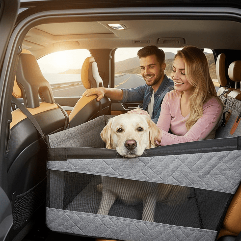 RIDEGUARD PET SEAT - Protects car seats and provides comfort on every ride.