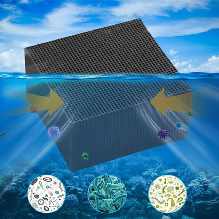 PUREHERD – Natural Organic Filtration Cube for Stable and Yard Water Systems