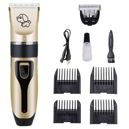 PETTS GROOMER - Professional dog trimmer with brush for all coat types