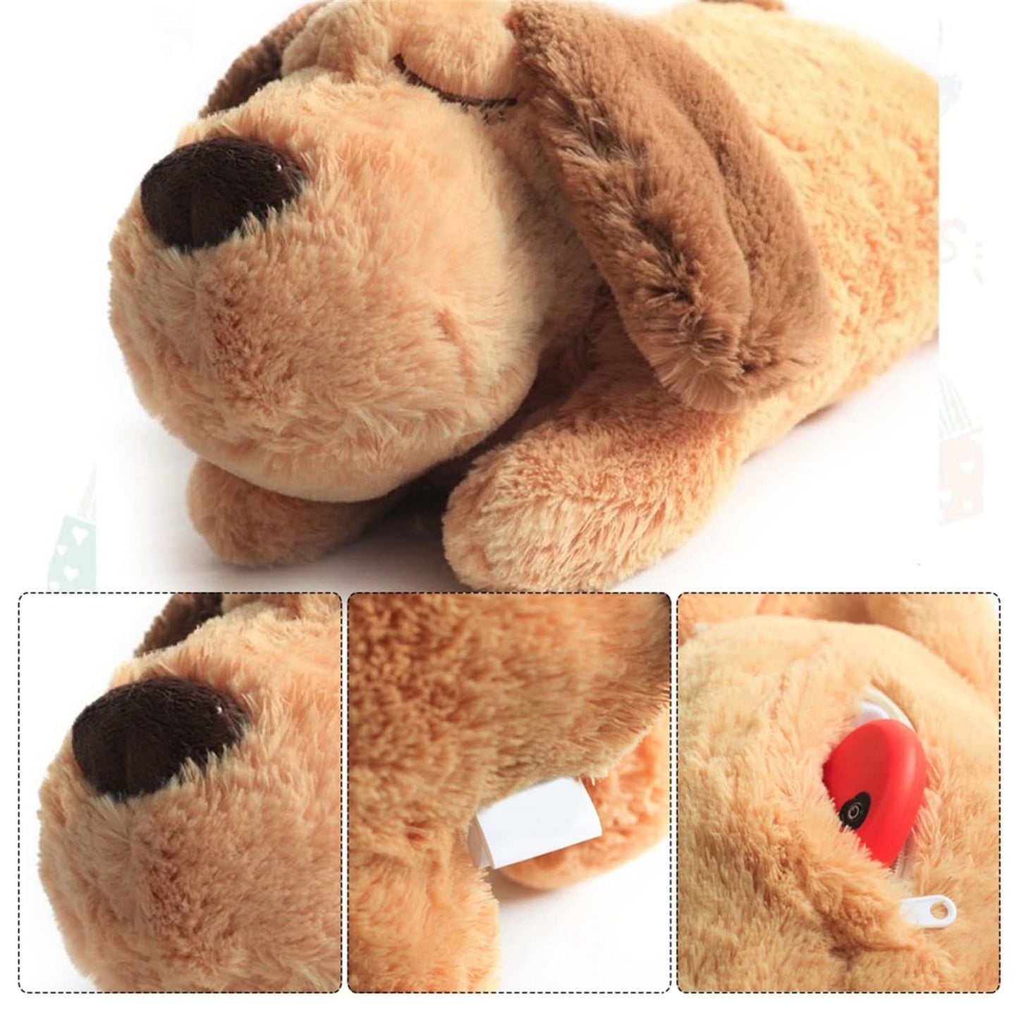 CUDDLEPUP - Soothing cuddly toy with heartbeat for puppies