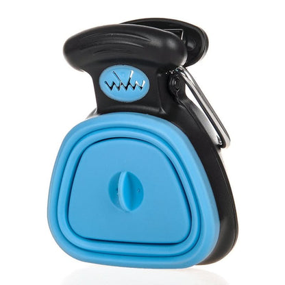 SCOOPIMATE – Portable Dog Poop Scooper with Clip & Adjustable Grabber
