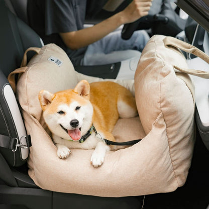 COMFYRIDE DOG SEAT – Dog seat bed with safety belt & non-slip bottom