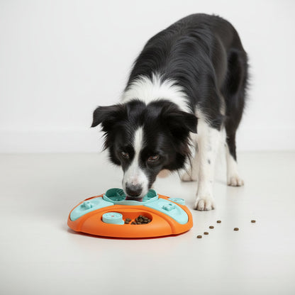 SLOWFEED PUZZLE BOWL - Interactive feeding bowl against hasty eating