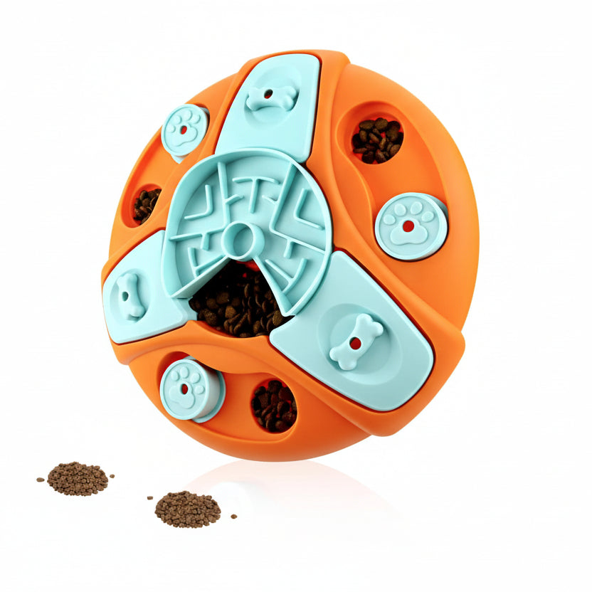 SLOWFEED PUZZLE BOWL - Interactive feeding bowl against hasty eating