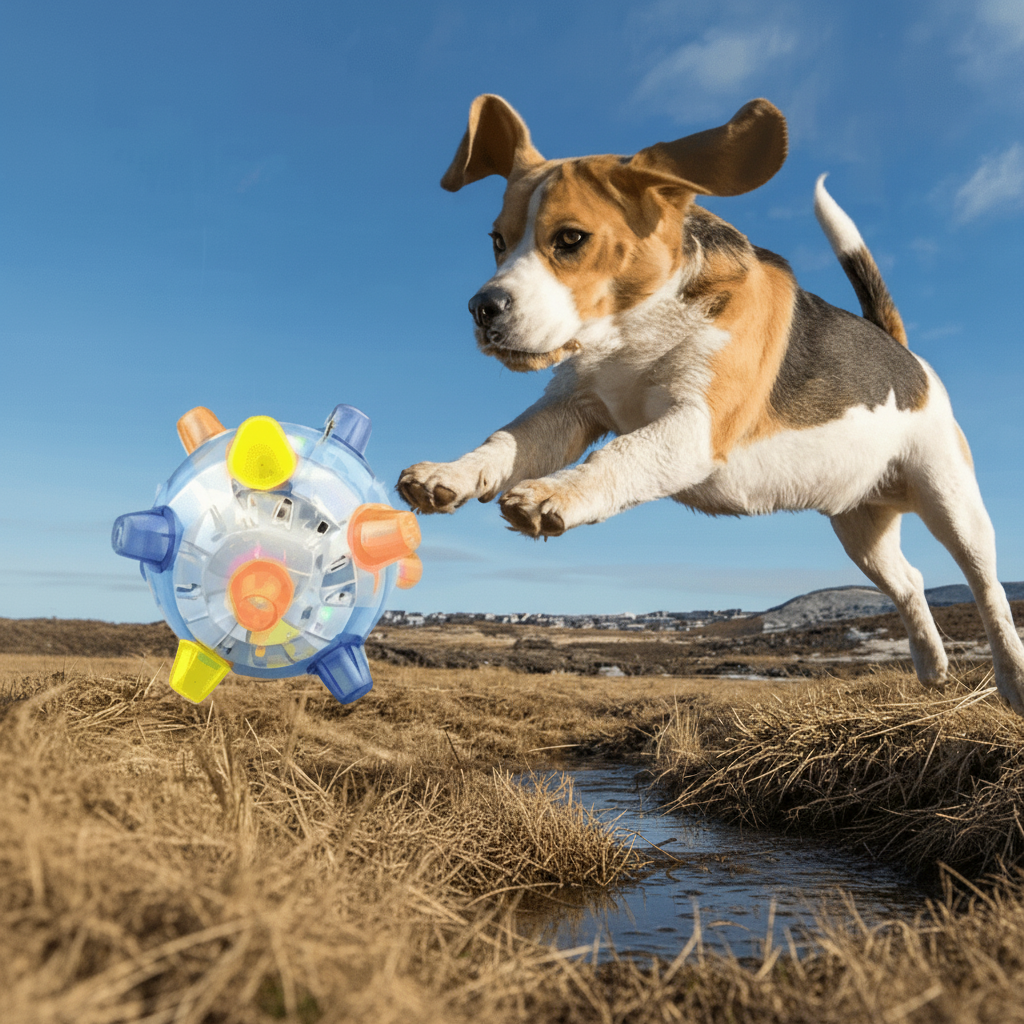 FETCHGLOW – Interactive LED Jumping Ball for Dogs