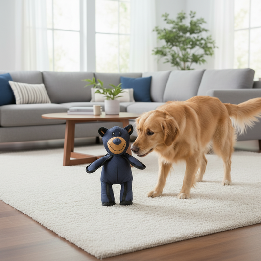 BARKBUDDY – Interactive Dog Toy with Squeaker