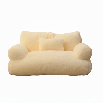 RELAXPAWS LOUNGER – Ergonomic Pet Sofa with Raised Edge & Washable Cover