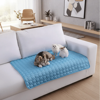 COOLPAW – Cooling Mat for Dogs and Cats Made of Breathable Ice Silk
