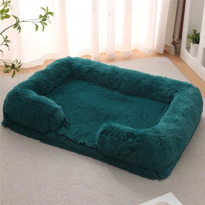 COZYPEDIC – Memory Foam Dog Bed with Plush Side Supports