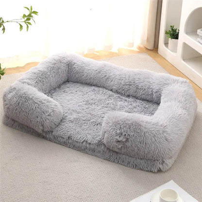 COZYPEDIC – Memory Foam Dog Bed with Plush Side Supports