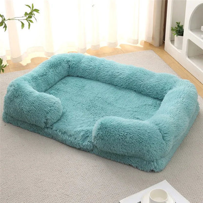 COZYPEDIC – Memory Foam Dog Bed with Plush Side Supports