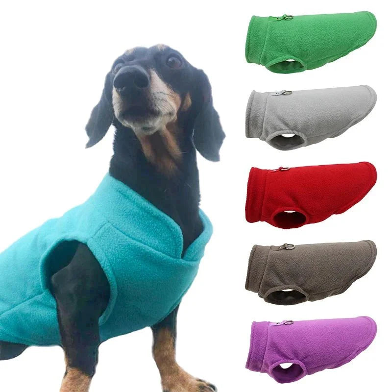 PETSNUG – Warm Dog Vest with D-Ring & Fleece Lining