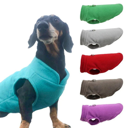 PETSNUG – Warm Dog Vest with D-Ring & Fleece Lining