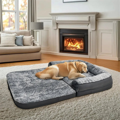 SNUGISLAND – huge 180-cm dog bed for pets and their owners