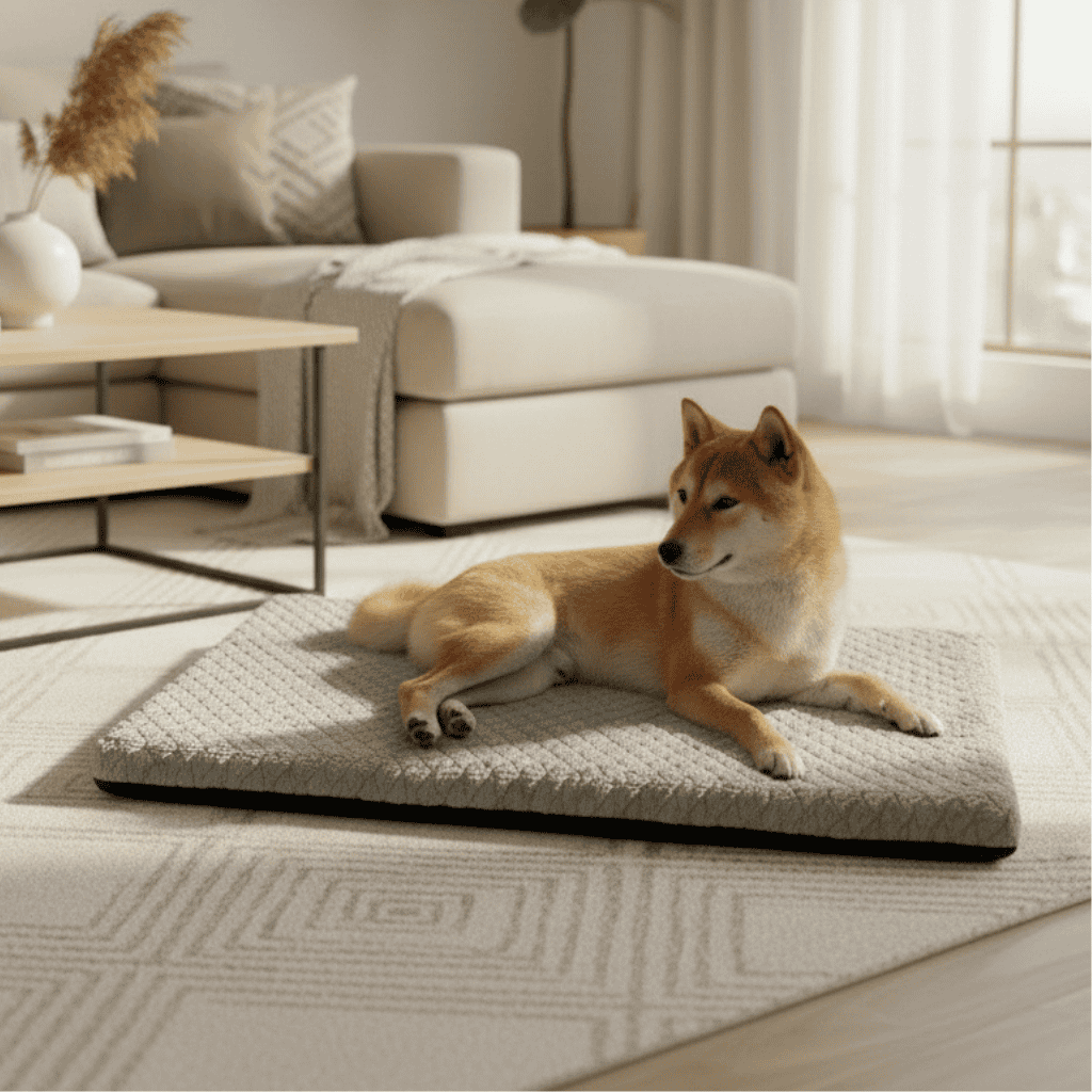 HYDROFURREST – Waterproof Orthopedic Dog Bed with Soft Removable Faux Fur