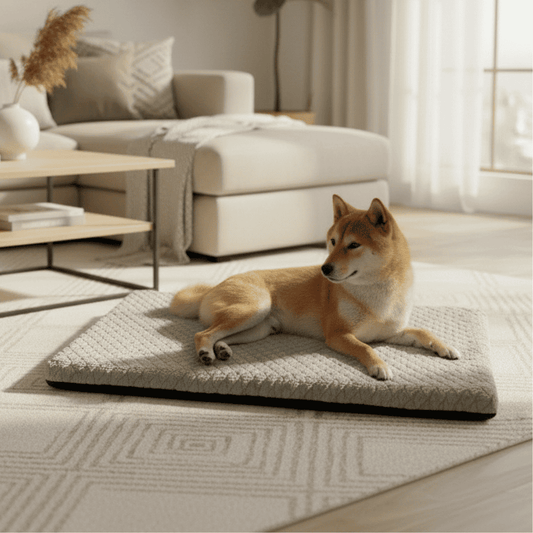 HYDROFURREST – Waterproof Orthopedic Dog Bed with Soft Removable Faux Fur