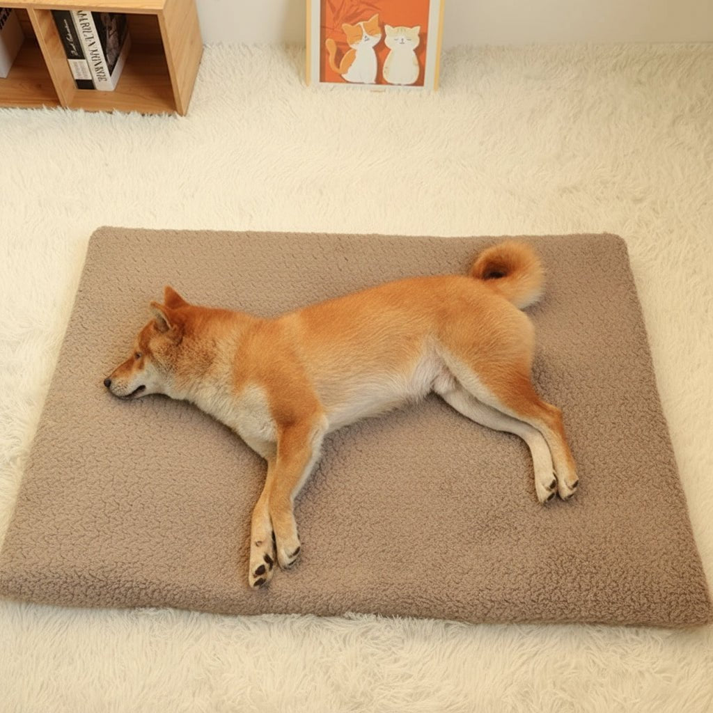 HYDROFURREST – Waterproof Orthopedic Dog Bed with Soft Removable Faux Fur