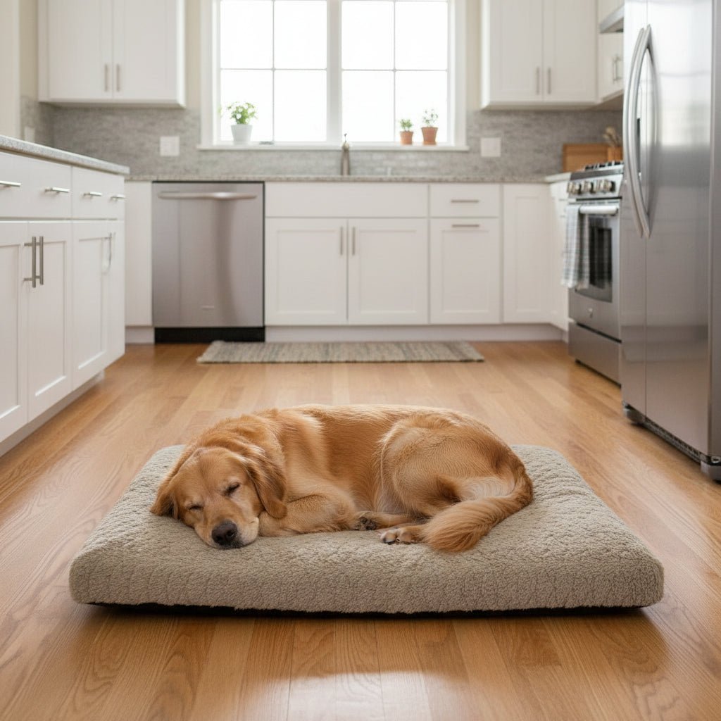 HYDROFURREST – Waterproof Orthopedic Dog Bed with Soft Removable Faux Fur