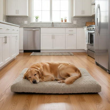 HYDROFURREST – Waterproof Orthopedic Dog Bed with Soft Removable Faux Fur