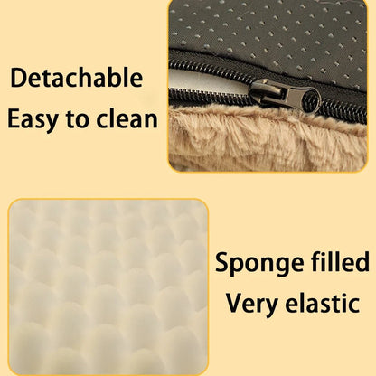 HYDROFURREST – Waterproof Orthopedic Dog Bed with Soft Removable Faux Fur