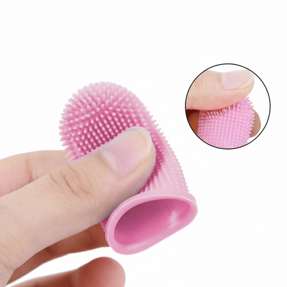 PAWCLEAN PRO - 360° silicone finger toothbrush for safe dental care for dogs