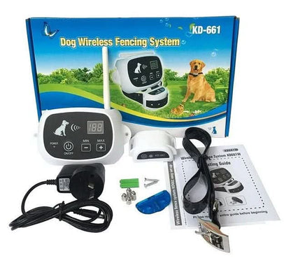 FETCHGUARD – Wireless Pet Fence with Sound & Vibration Warnings