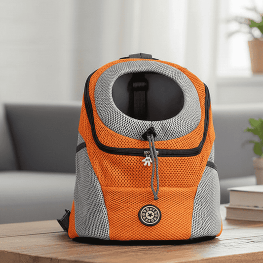 FURTRAVEL – Ventilated Pet Carrier Backpack with Adjustable Straps and Secure Safety Hook