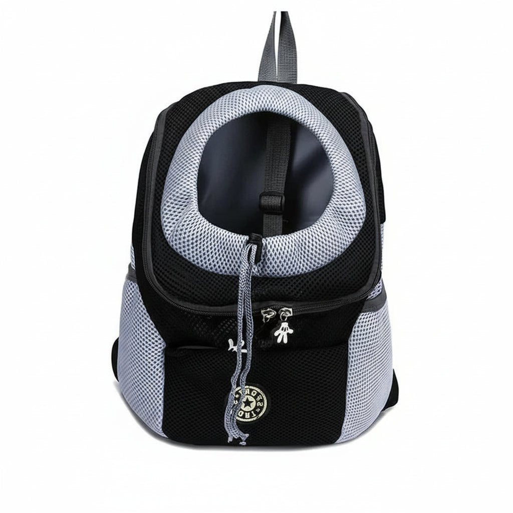 FURTRAVEL – Ventilated Pet Carrier Backpack with Adjustable Straps and Secure Safety Hook