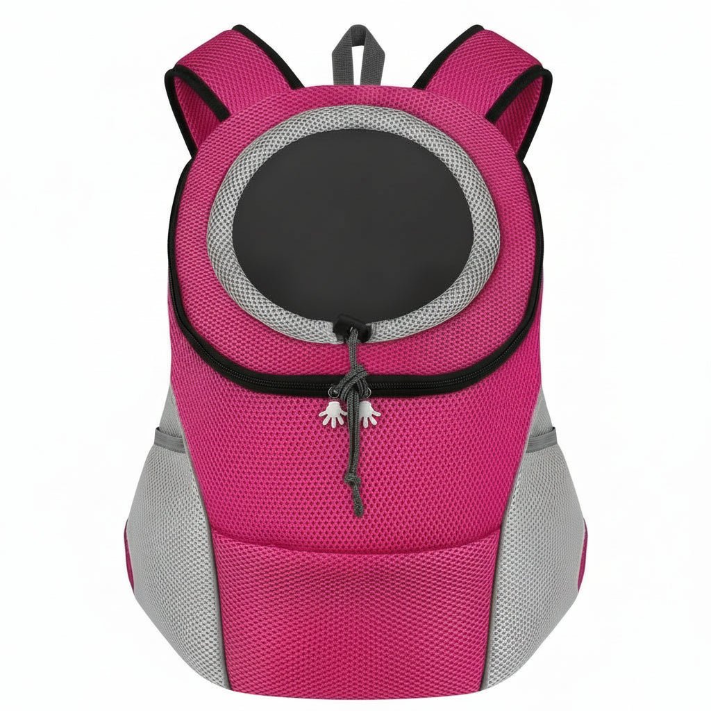 FURTRAVEL – Ventilated Pet Carrier Backpack with Adjustable Straps and Secure Safety Hook