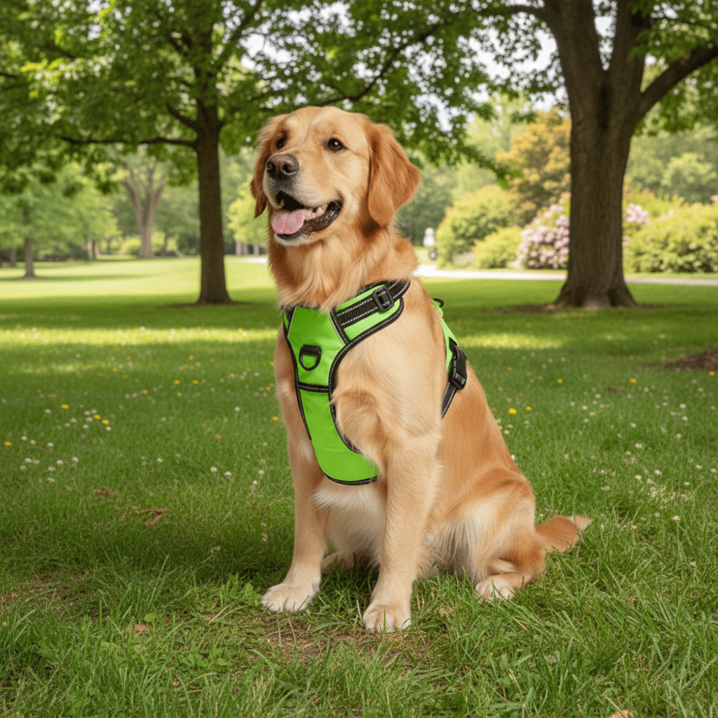 TRAILPAW – Reflective, breathable dog harness for small and large dogs