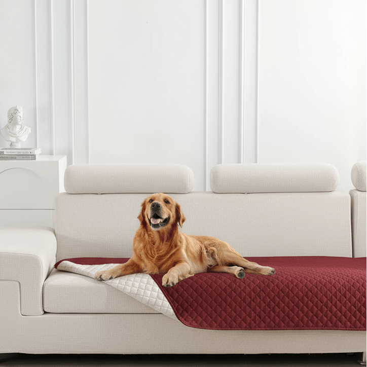 PAWSEAL – Leak-proof water-repellent pet blanket for protecting furniture