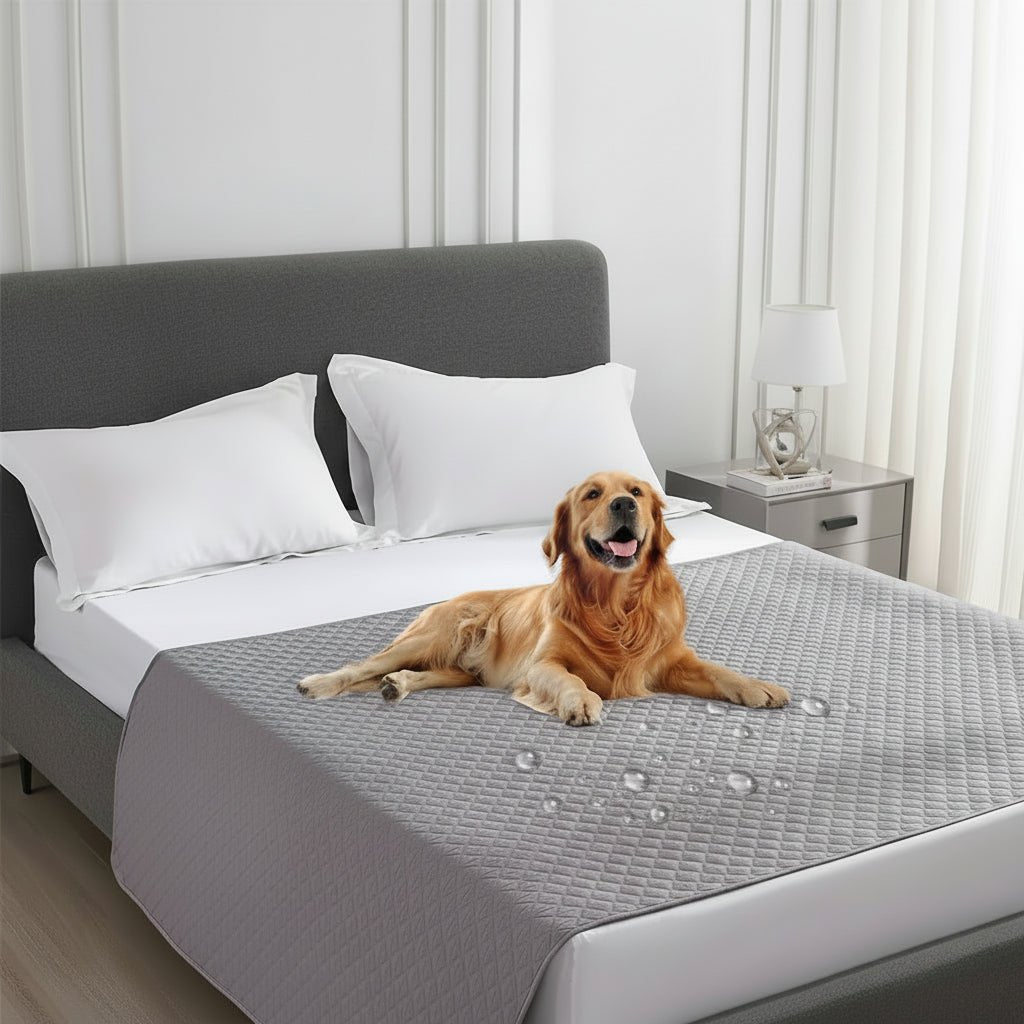 PAWSEAL – Leak-proof water-repellent pet blanket for protecting furniture