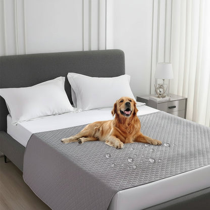 PAWSEAL – Leak-proof water-repellent pet blanket for protecting furniture