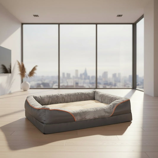 BOLSTERLOFT – Orthopedic Dog Bed with Padding and Non-Slip Bottom