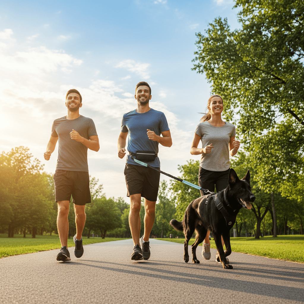 PAWRUNNER COMFORT LEASH – Padded, Hands-Free Dog Leash for Training & Walks